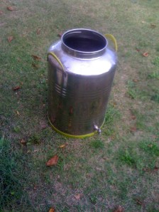 Empty 50 Litre Oil Can...most exciting picture I've posted.