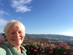 View from Terrace and Me!